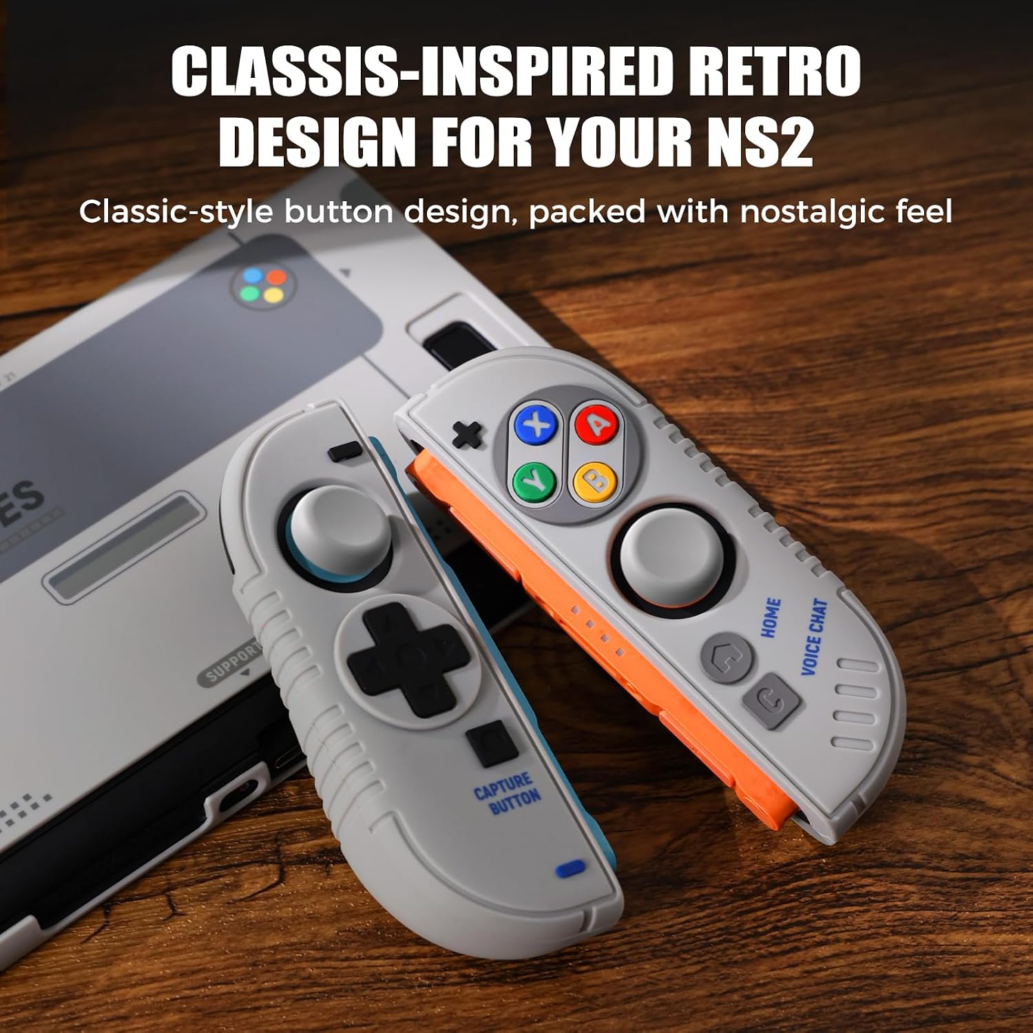 Gaming Console Buttons - IINE Retro SFC Temalı, Nintendo Switch